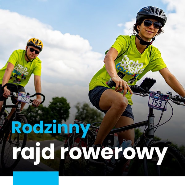 Grafika - rodzinny rajd rowerowy
