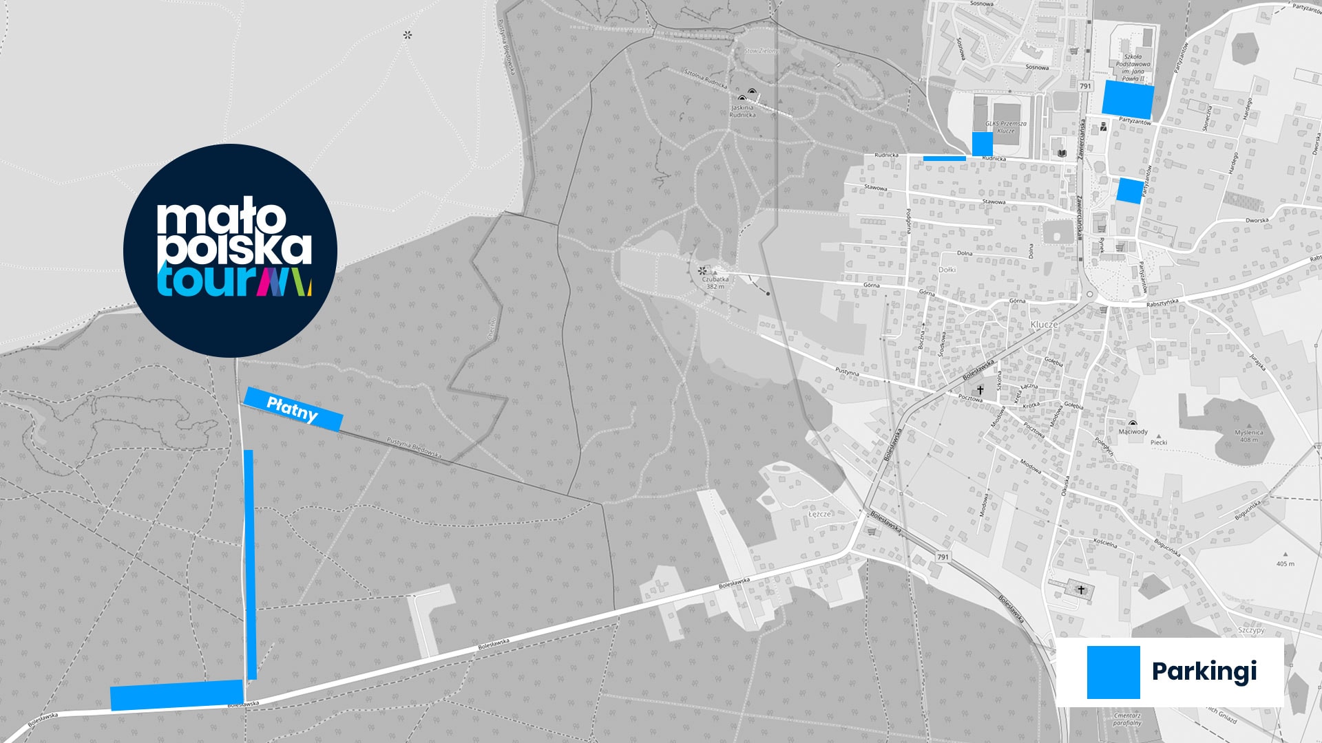 Mapa parkingów - Klucze 2026