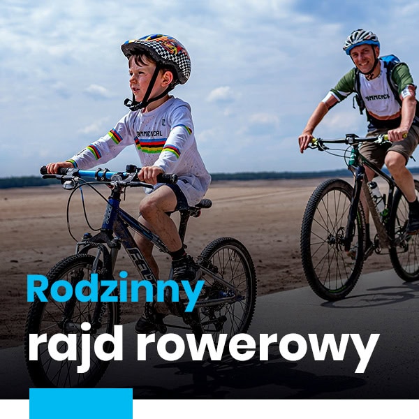Grafika - rodzinny rajd rowerowy